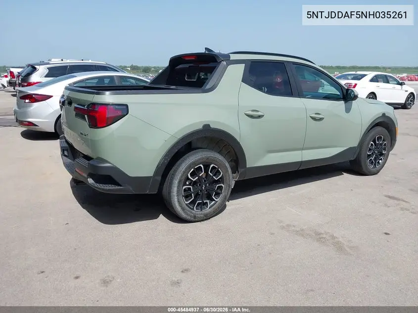 2022 Hyundai Santa Cruz Sel Premium VIN: 5NTJDDAF5NH035261 Lot: 45484937