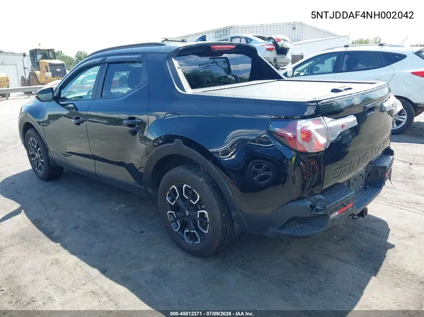 2022 Hyundai Santa Cruz Sel Premium VIN: 5NTJDDAF4NH002042 Lot: 45512371