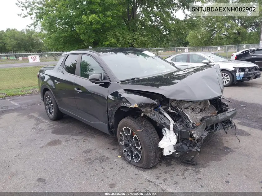 2022 Hyundai Santa Cruz Sel VIN: 5NTJBDAEXNH002902 Lot: 45555066