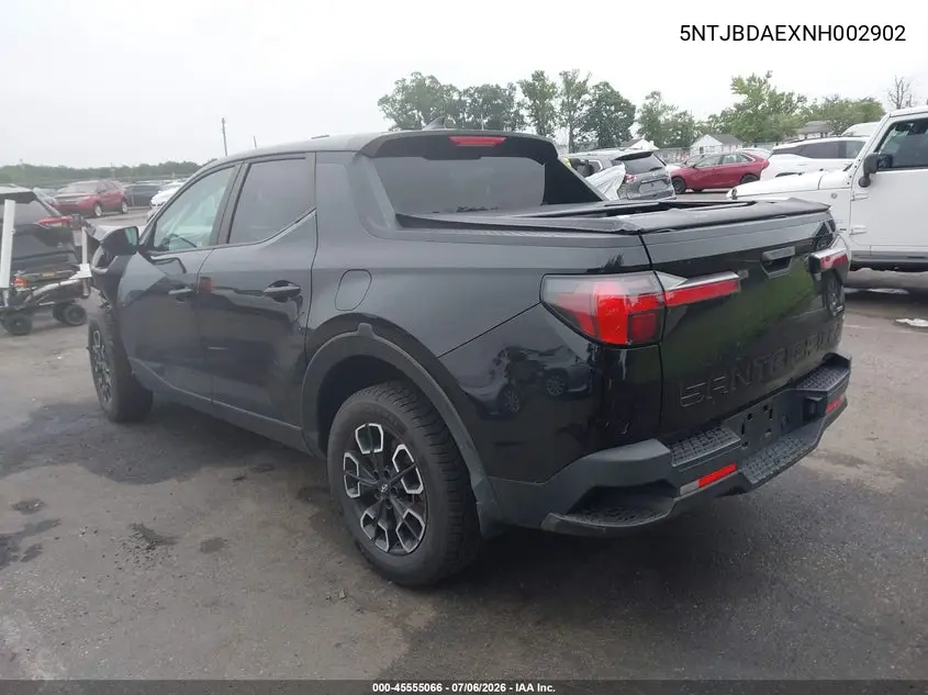 2022 Hyundai Santa Cruz Sel VIN: 5NTJBDAEXNH002902 Lot: 45555066