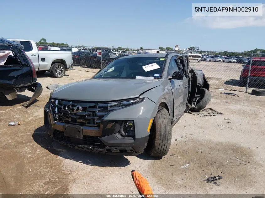 2022 Hyundai Santa Cruz Limited VIN: 5NTJEDAF9NH002910 Lot: 45559039