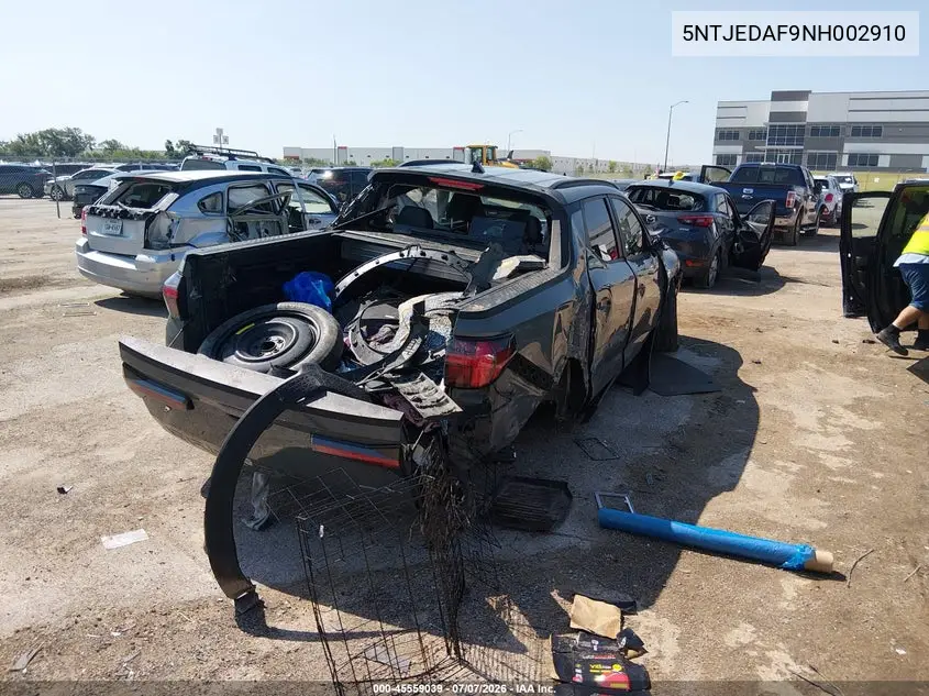 2022 Hyundai Santa Cruz Limited VIN: 5NTJEDAF9NH002910 Lot: 45559039