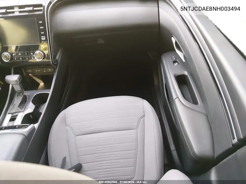 2022 Hyundai Santa Cruz Sel VIN: 5NTJCDAE8NH003494 Lot: 45562885