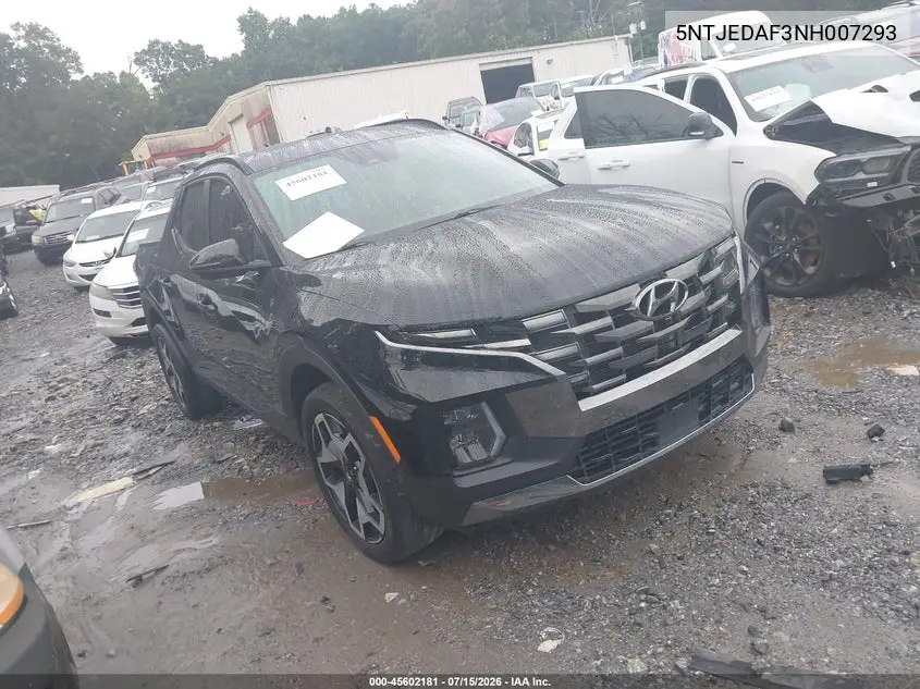 2022 Hyundai Santa Cruz Limited VIN: 5NTJEDAF3NH007293 Lot: 45602181