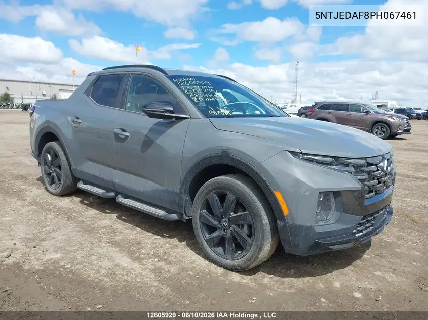 2023 Hyundai Santa Cruz Limited VIN: 5NTJEDAF8PH067461 Lot: 12605929