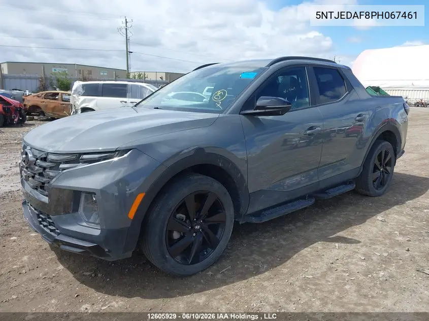 2023 Hyundai Santa Cruz Limited VIN: 5NTJEDAF8PH067461 Lot: 12605929