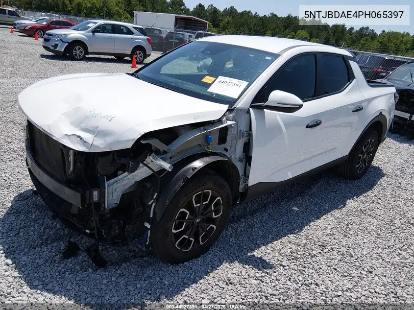 2023 Hyundai Santa Cruz Sel VIN: 5NTJBDAE4PH065397 Lot: 44927391