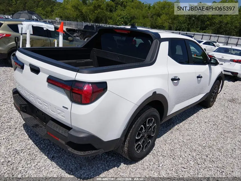2023 Hyundai Santa Cruz Sel VIN: 5NTJBDAE4PH065397 Lot: 44927391