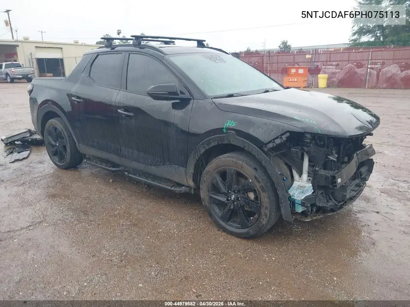2023 Hyundai Santa Cruz Night VIN: 5NTJCDAF6PH075113 Lot: 44979582