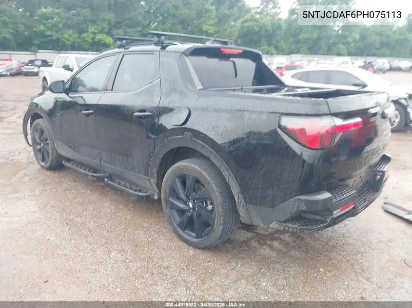 2023 Hyundai Santa Cruz Night VIN: 5NTJCDAF6PH075113 Lot: 44979582