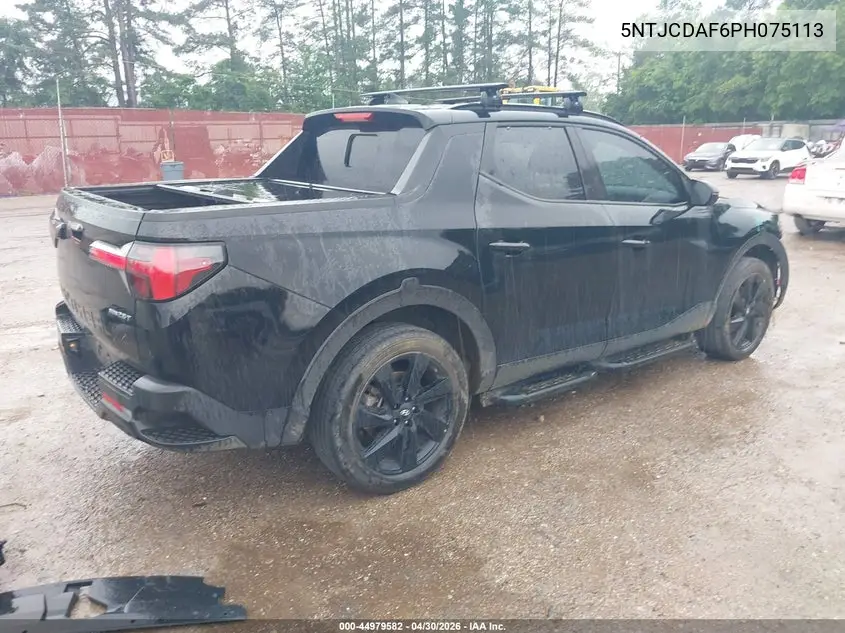 2023 Hyundai Santa Cruz Night VIN: 5NTJCDAF6PH075113 Lot: 44979582
