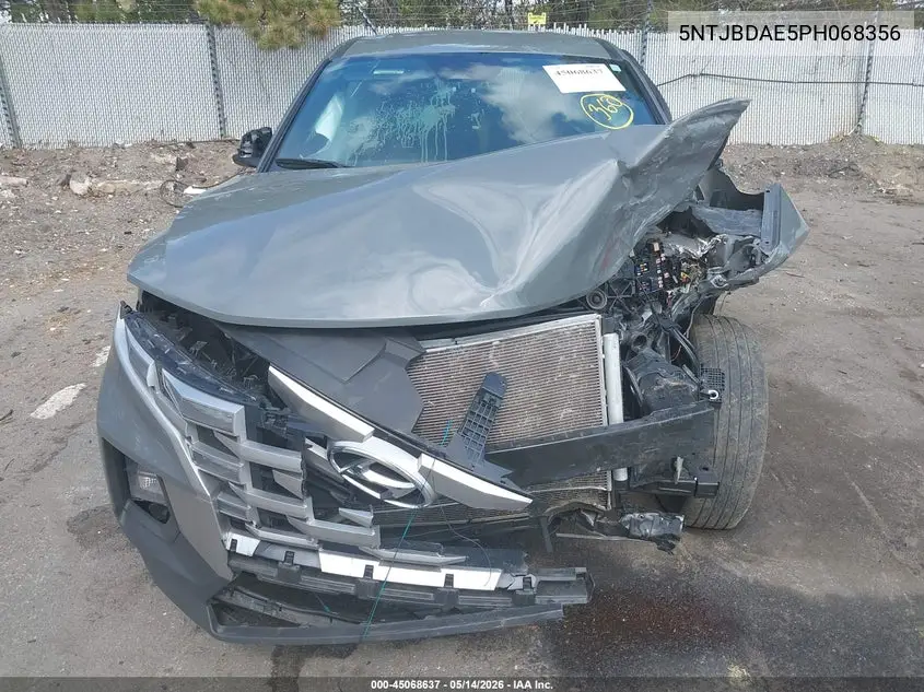 2023 Hyundai Santa Cruz Sel VIN: 5NTJBDAE5PH068356 Lot: 45068637