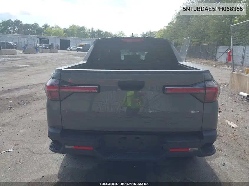 2023 Hyundai Santa Cruz Sel VIN: 5NTJBDAE5PH068356 Lot: 45068637