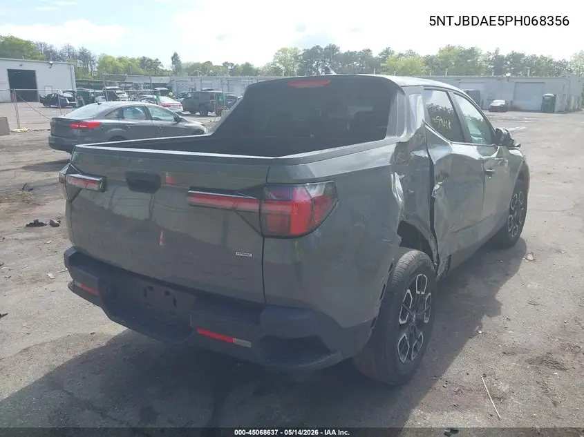 2023 Hyundai Santa Cruz Sel VIN: 5NTJBDAE5PH068356 Lot: 45068637