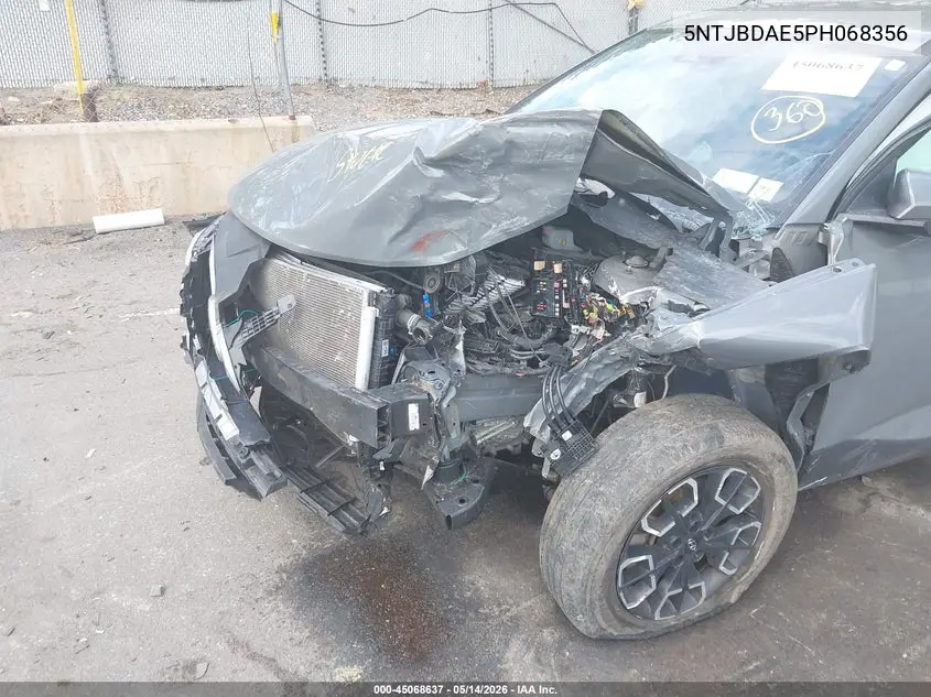 2023 Hyundai Santa Cruz Sel VIN: 5NTJBDAE5PH068356 Lot: 45068637