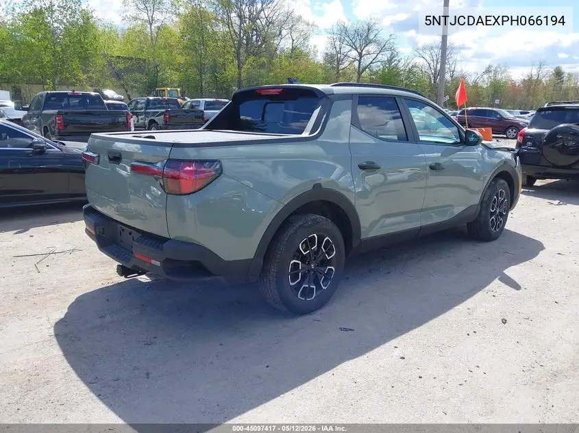 2023 Hyundai Santa Cruz Sel VIN: 5NTJCDAEXPH066194 Lot: 45097417