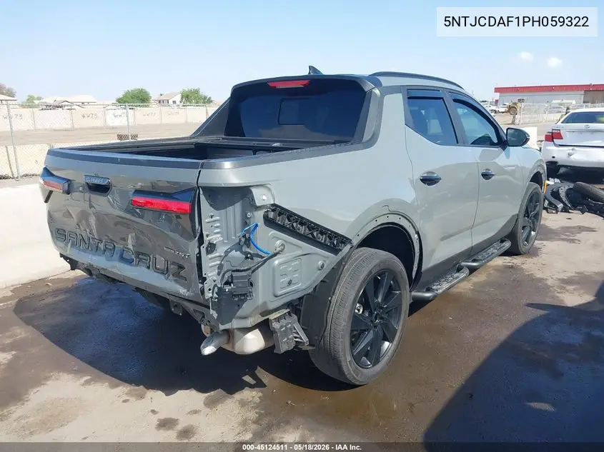 2023 Hyundai Santa Cruz Night VIN: 5NTJCDAF1PH059322 Lot: 45124511