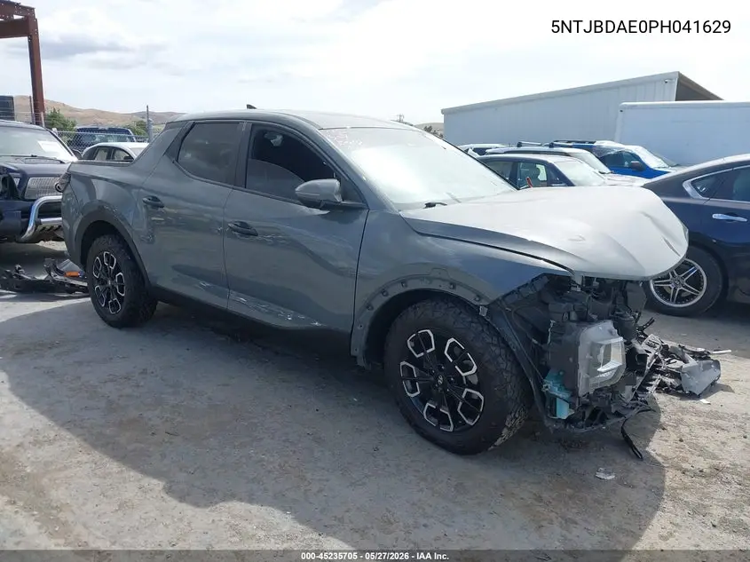 2023 Hyundai Santa Cruz Sel VIN: 5NTJBDAE0PH041629 Lot: 45235705