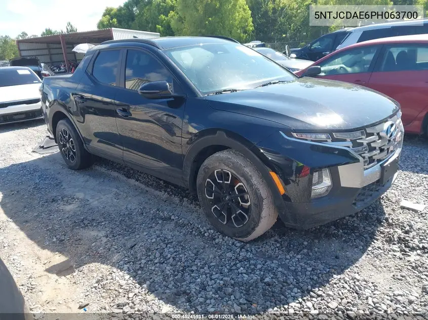 2023 Hyundai Santa Cruz Sel VIN: 5NTJCDAE6PH063700 Lot: 45245131
