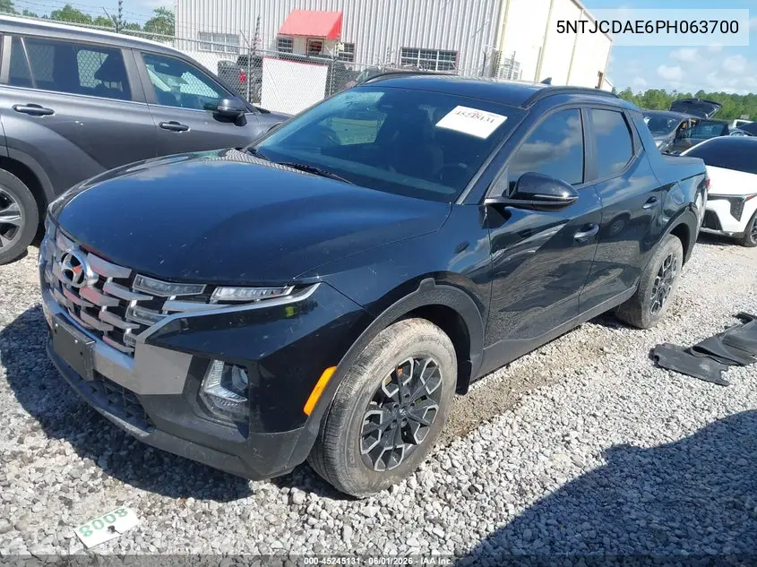 2023 Hyundai Santa Cruz Sel VIN: 5NTJCDAE6PH063700 Lot: 45245131
