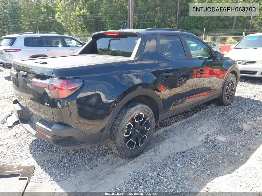 2023 Hyundai Santa Cruz Sel VIN: 5NTJCDAE6PH063700 Lot: 45245131