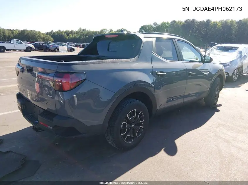 2023 Hyundai Santa Cruz Sel VIN: 5NTJCDAE4PH062173 Lot: 45283240
