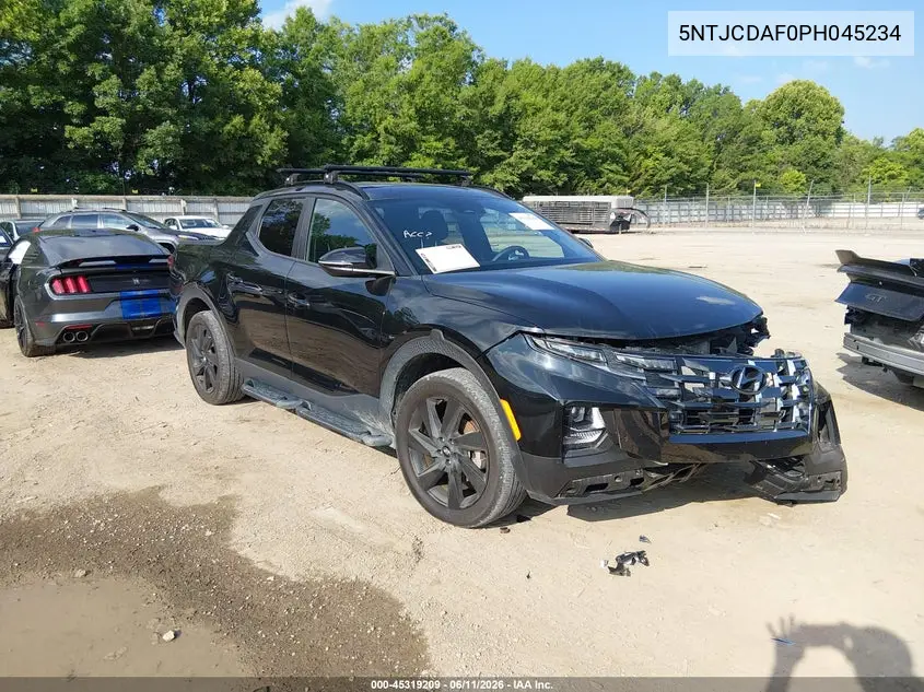2023 Hyundai Santa Cruz Night VIN: 5NTJCDAF0PH045234 Lot: 45319209