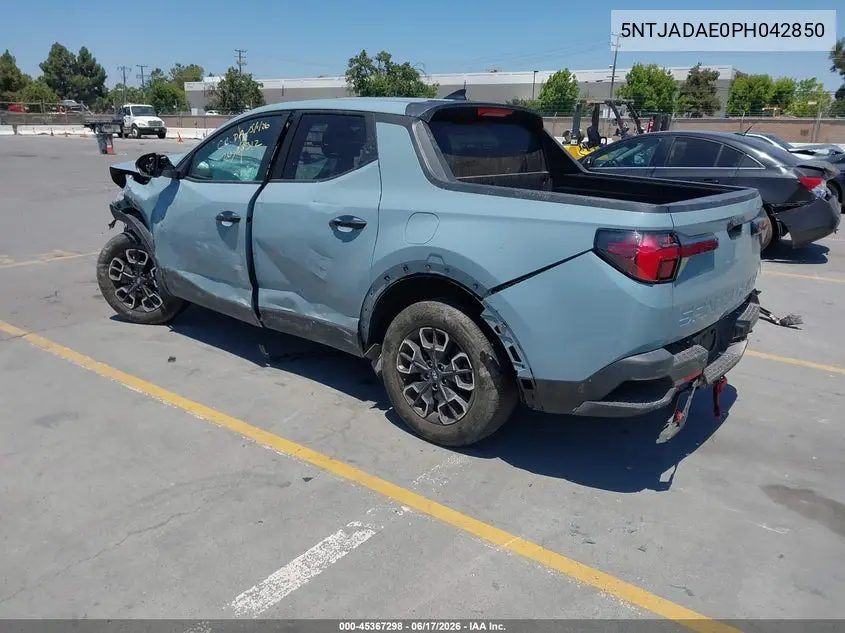 2023 Hyundai Santa Cruz Se VIN: 5NTJADAE0PH042850 Lot: 45367298