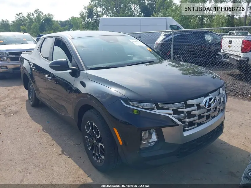 2023 Hyundai Santa Cruz Sel VIN: 5NTJBDAE1PH068726 Lot: 45584766