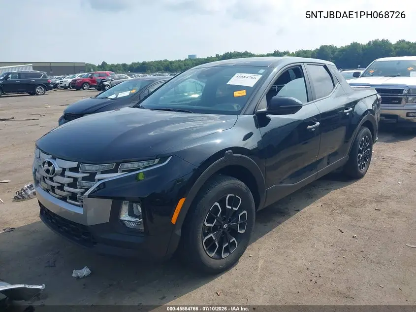 2023 Hyundai Santa Cruz Sel VIN: 5NTJBDAE1PH068726 Lot: 45584766