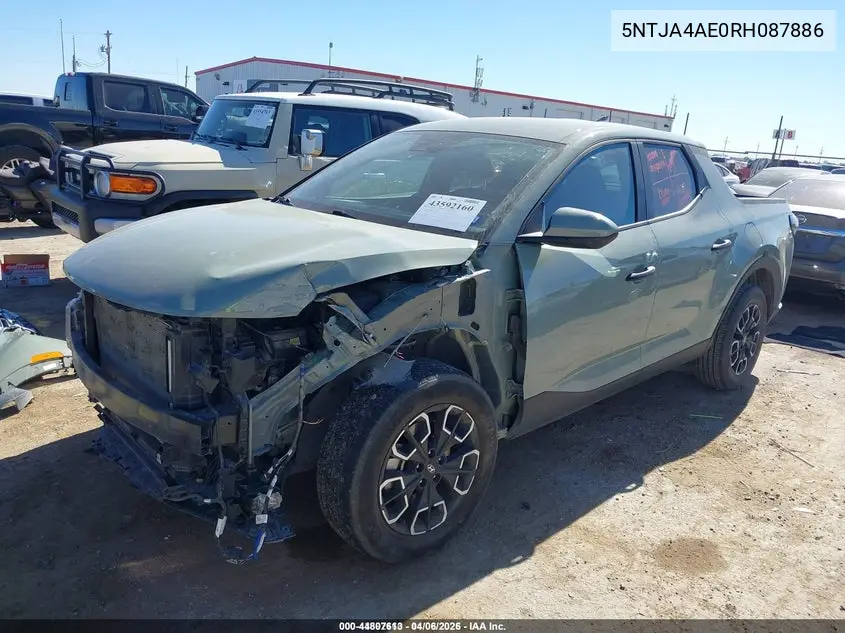 5NTJA4AE0RH087886 2024 Hyundai Santa Cruz Se