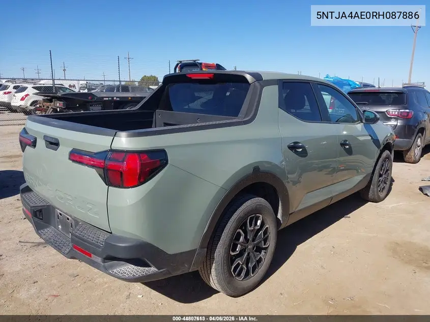 5NTJA4AE0RH087886 2024 Hyundai Santa Cruz Se