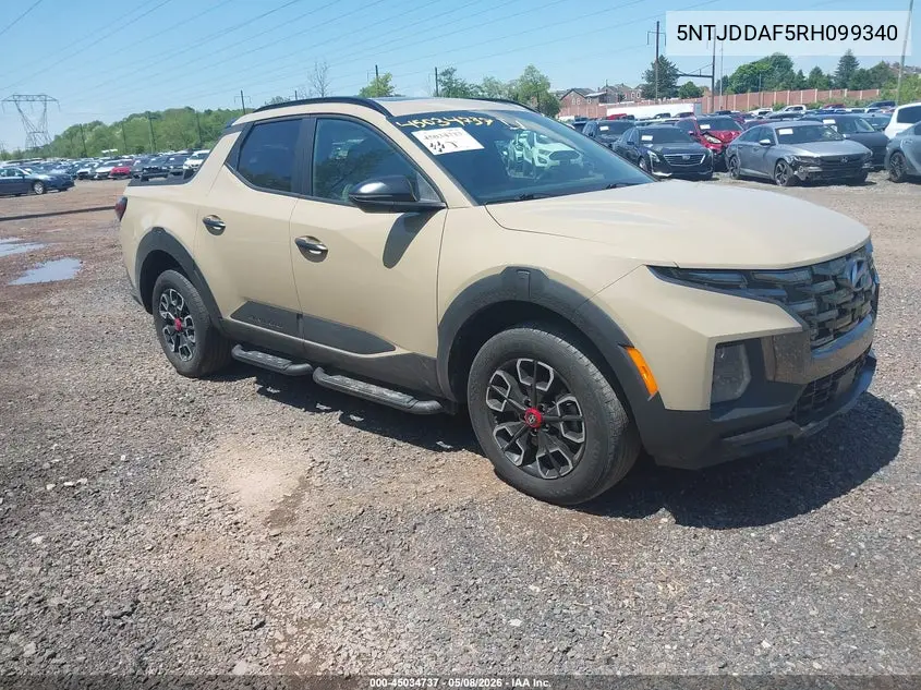 2024 Hyundai Santa Cruz Xrt VIN: 5NTJDDAF5RH099340 Lot: 45034737