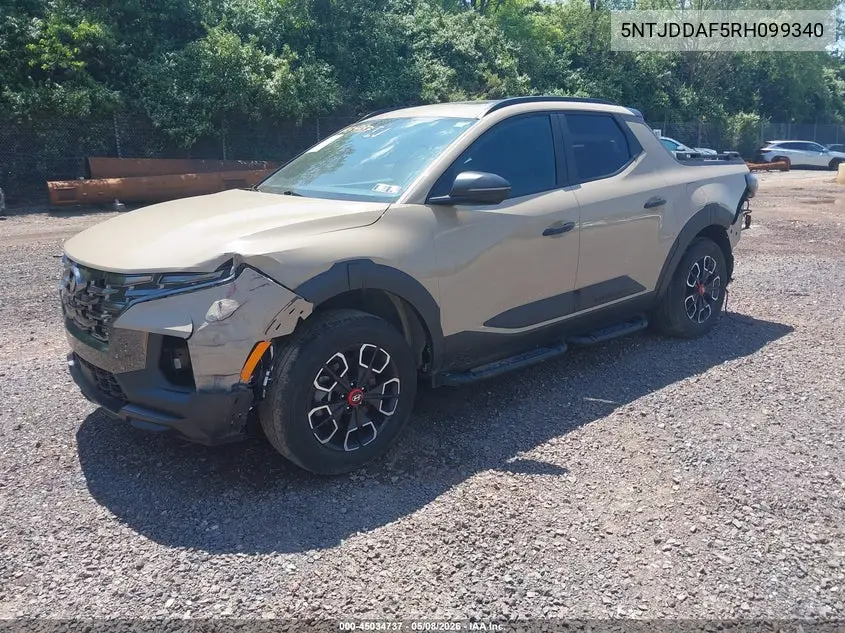 2024 Hyundai Santa Cruz Xrt VIN: 5NTJDDAF5RH099340 Lot: 45034737