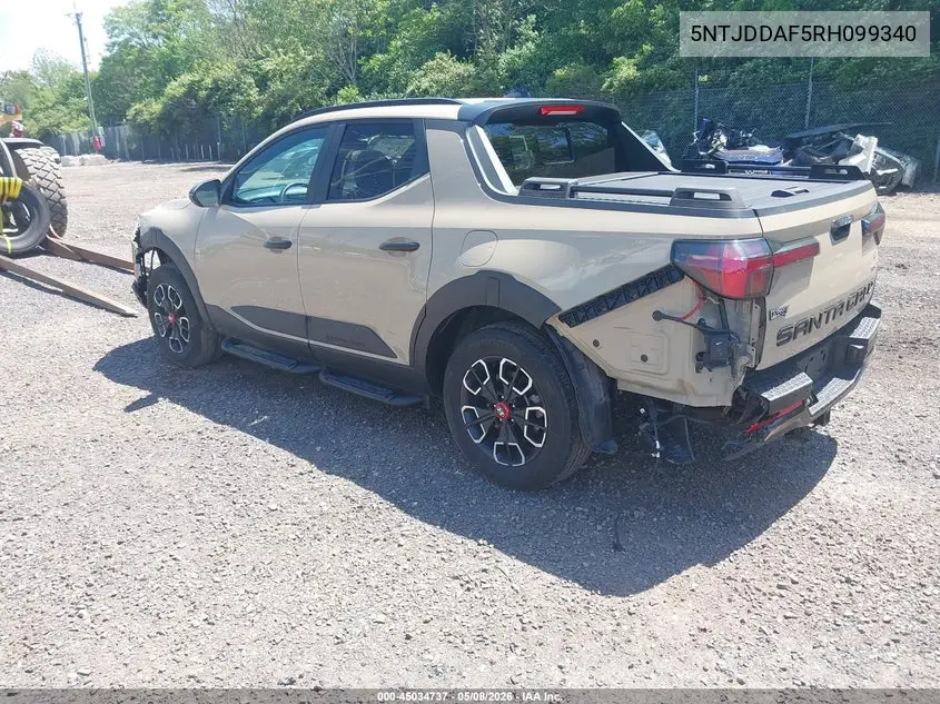 2024 Hyundai Santa Cruz Xrt VIN: 5NTJDDAF5RH099340 Lot: 45034737