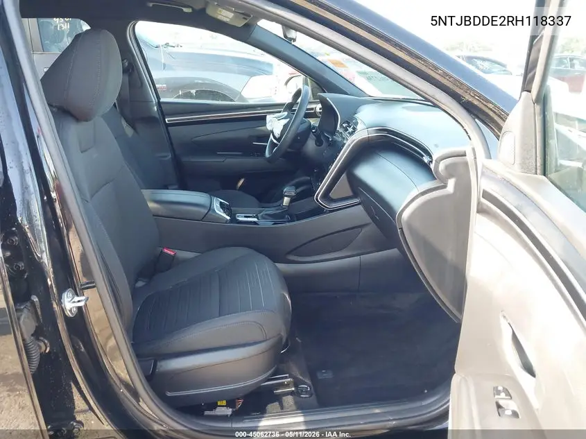 2024 Hyundai Santa Cruz Sel VIN: 5NTJBDDE2RH118337 Lot: 45062736