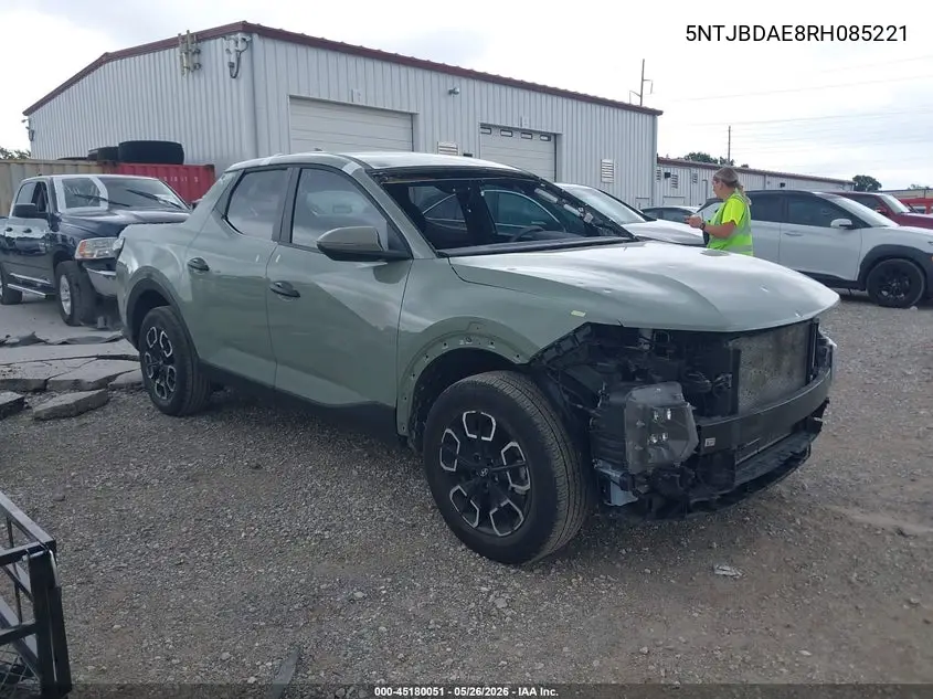 2024 Hyundai Santa Cruz Sel VIN: 5NTJBDAE8RH085221 Lot: 45180051