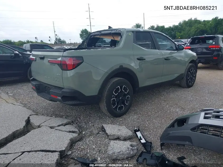 2024 Hyundai Santa Cruz Sel VIN: 5NTJBDAE8RH085221 Lot: 45180051
