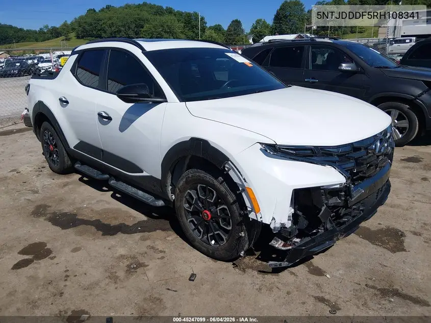 2024 Hyundai Santa Cruz Xrt VIN: 5NTJDDDF5RH108341 Lot: 45247099