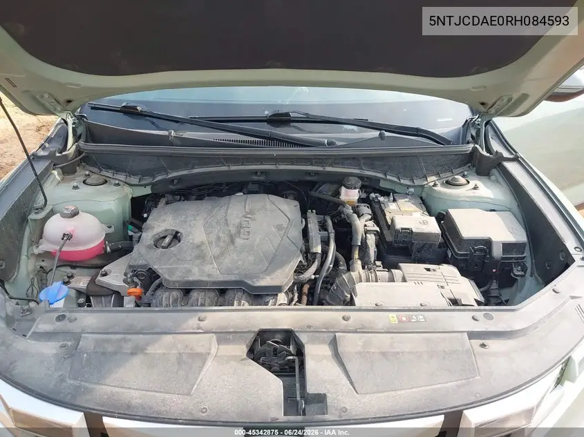 2024 Hyundai Santa Cruz Sel VIN: 5NTJCDAE0RH084593 Lot: 45342875