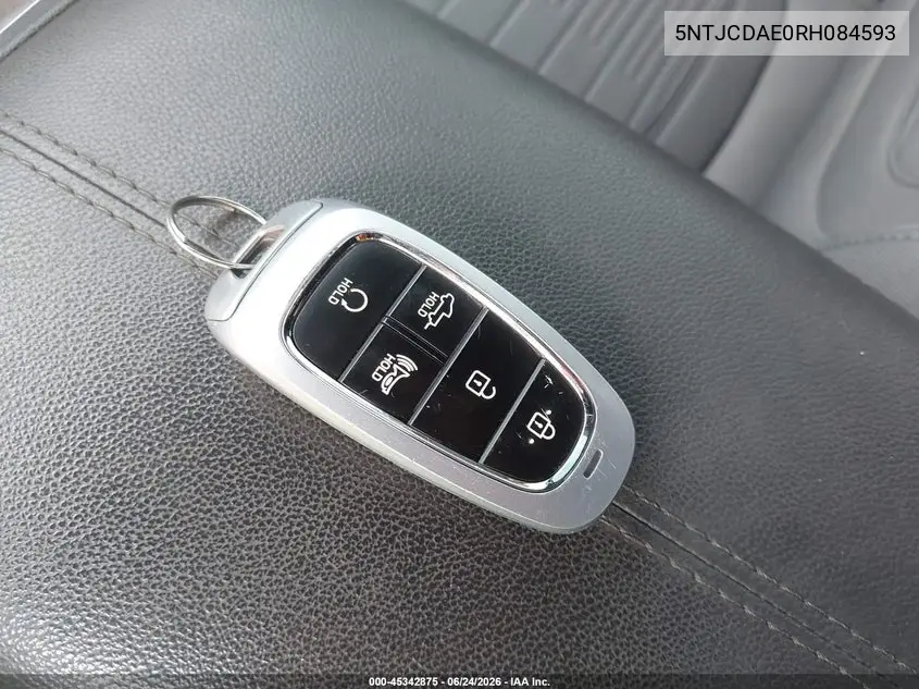 2024 Hyundai Santa Cruz Sel VIN: 5NTJCDAE0RH084593 Lot: 45342875