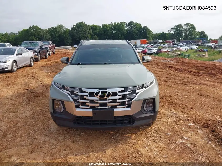 2024 Hyundai Santa Cruz Sel VIN: 5NTJCDAE0RH084593 Lot: 45342875