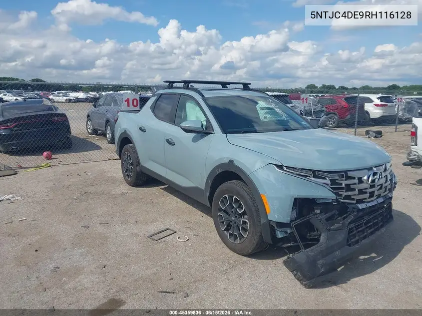 2024 Hyundai Santa Cruz Sel VIN: 5NTJC4DE9RH116128 Lot: 45359836