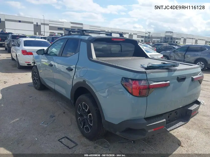 2024 Hyundai Santa Cruz Sel VIN: 5NTJC4DE9RH116128 Lot: 45359836