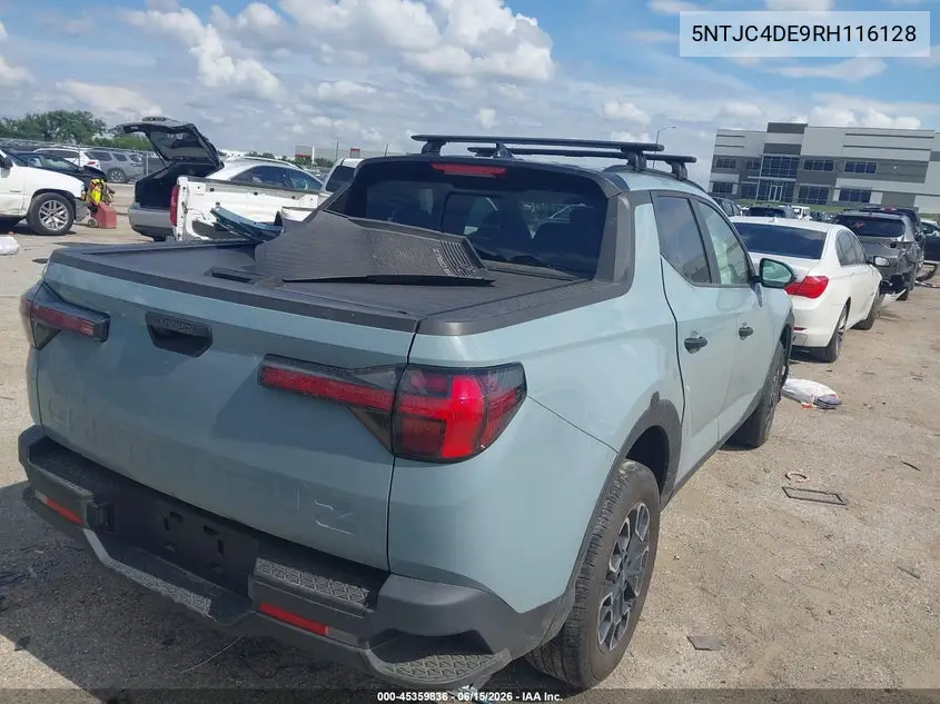 2024 Hyundai Santa Cruz Sel VIN: 5NTJC4DE9RH116128 Lot: 45359836