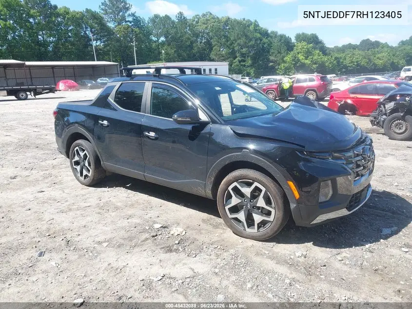 2024 Hyundai Santa Cruz Limited VIN: 5NTJEDDF7RH123405 Lot: 45432088