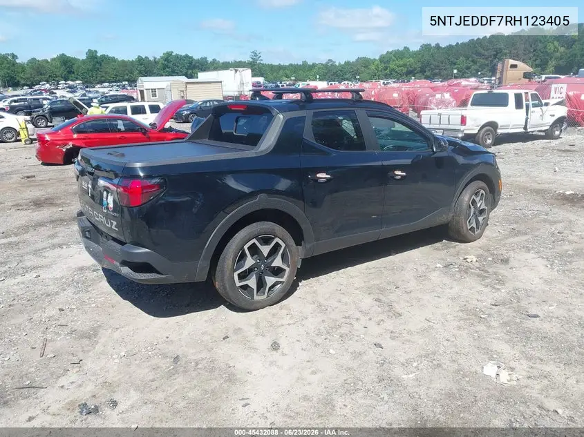 2024 Hyundai Santa Cruz Limited VIN: 5NTJEDDF7RH123405 Lot: 45432088
