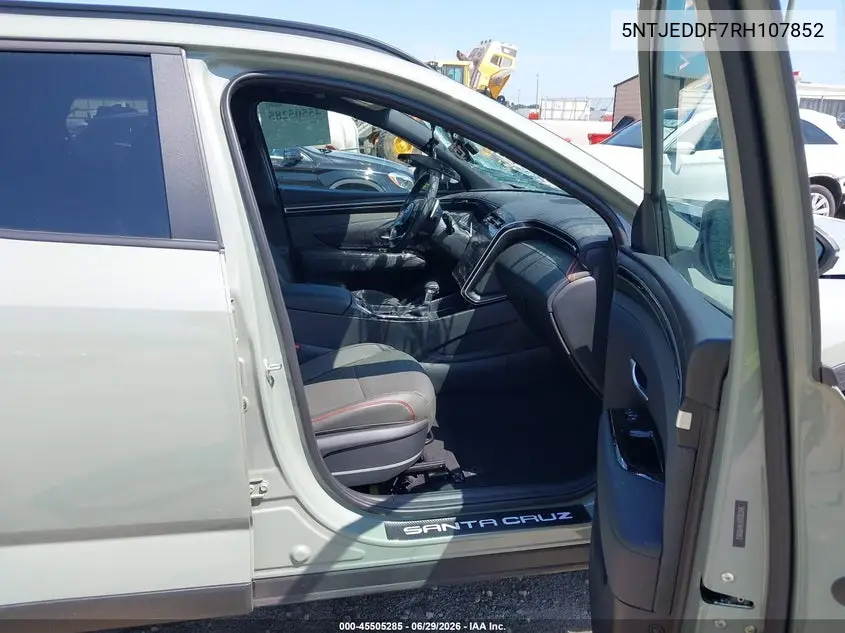 2024 Hyundai Santa Cruz Limited VIN: 5NTJEDDF7RH107852 Lot: 45505285