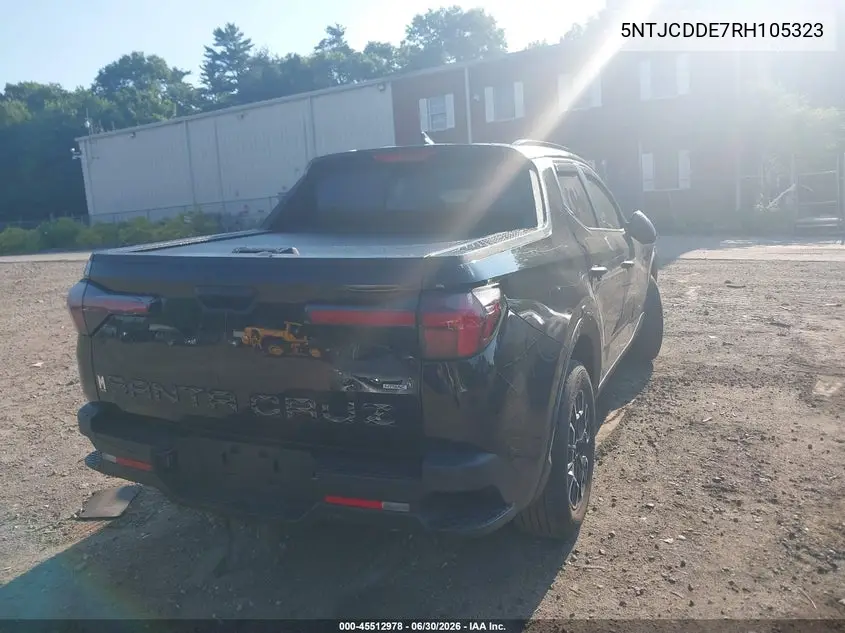 2024 Hyundai Santa Cruz Sel VIN: 5NTJCDDE7RH105323 Lot: 45512978