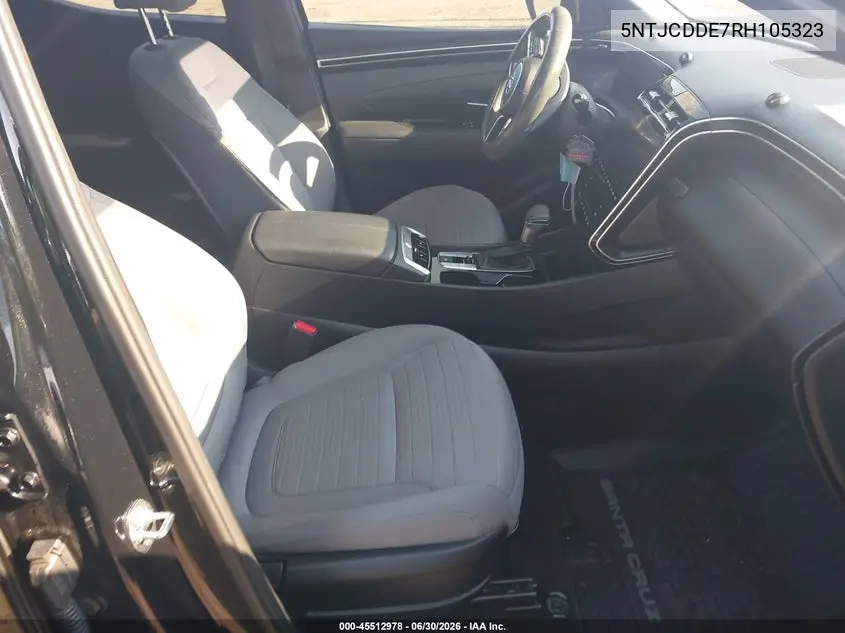 2024 Hyundai Santa Cruz Sel VIN: 5NTJCDDE7RH105323 Lot: 45512978